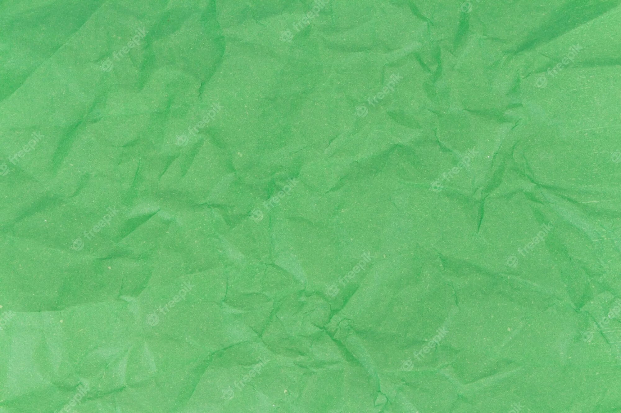 Салатовая бумага. Зеленый цвет бумаги. Темно зеленая мятая бумага. Фон бумага.