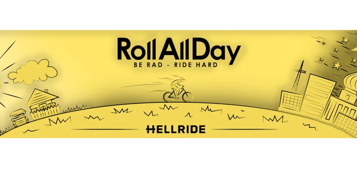 He works all day. ROLLALLDAY наклейки. Roll all Day. Roll all Day логотип.