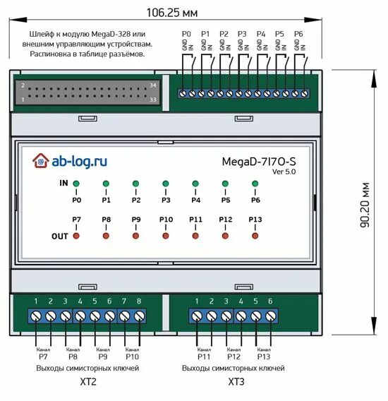Проекты на mega d MegaD-328 Готовый многофункциональный контроллер Умного Дома