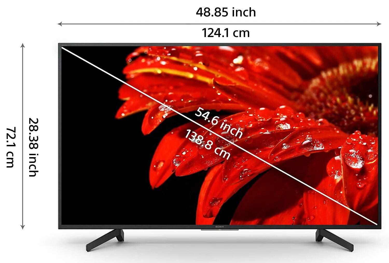 Телевизор сони 50 дюймов. Sony KD-55x80k.