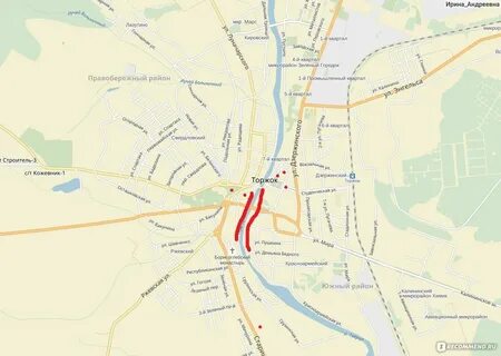 Карта торжка
