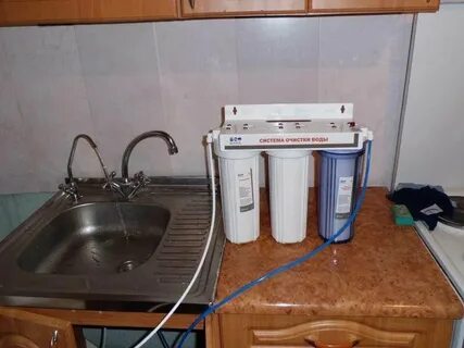 Установка фильтров аквафор под мойку