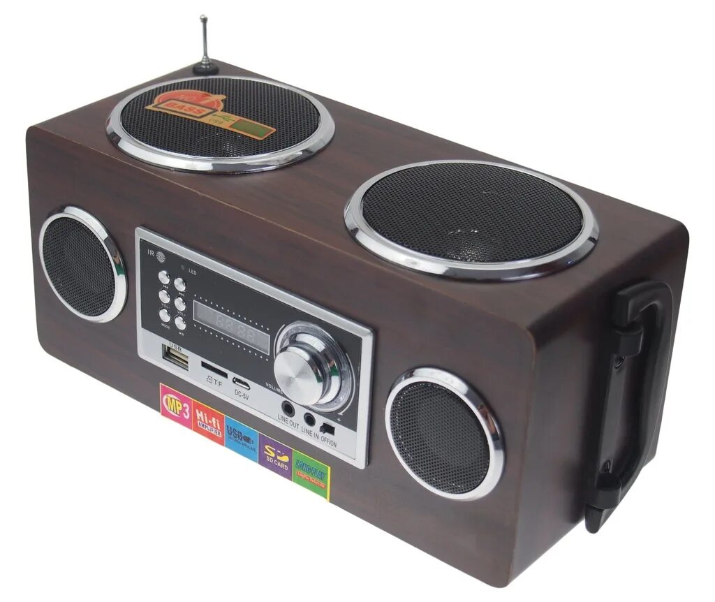 Плеер с динамиками. Магнитола ECON Ebb-330. Портативная аудиосистема Sound Max 5400. Колонка с USB-портом 1217. GOLDSTAR Jazz портативная аудиосистема.