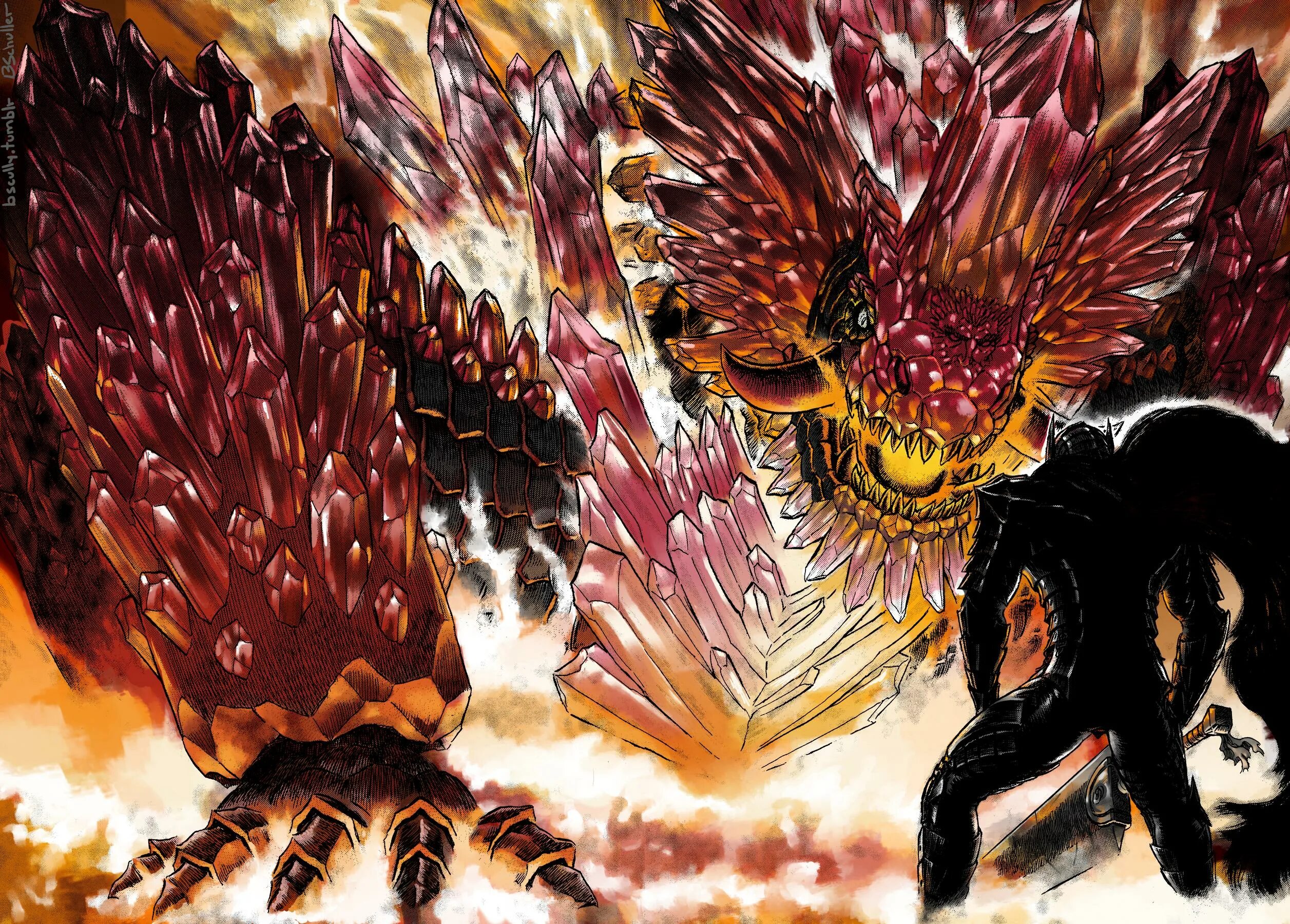 Берсерк грюнбельд. Berserk грюнбельд. grunbeld берсерк. грюнбельд берсерк дракон. гатс и грюнбельд.