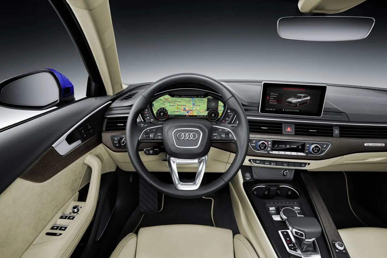 Новая 4 г. Audi a4 b9 2016. Audi a4 b9 Interior. Ауди а4 2015 салон. Audi a4 b9 2017.