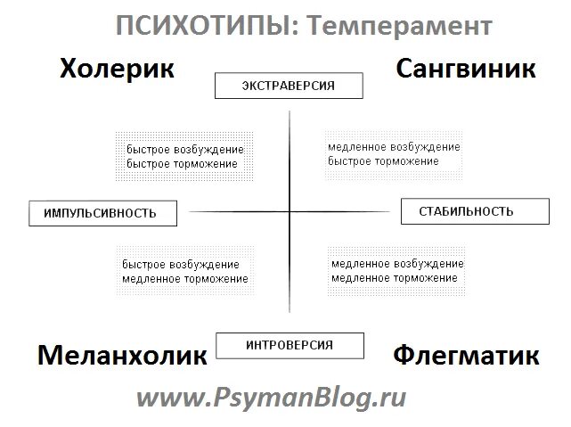 Психологические типы личности людей