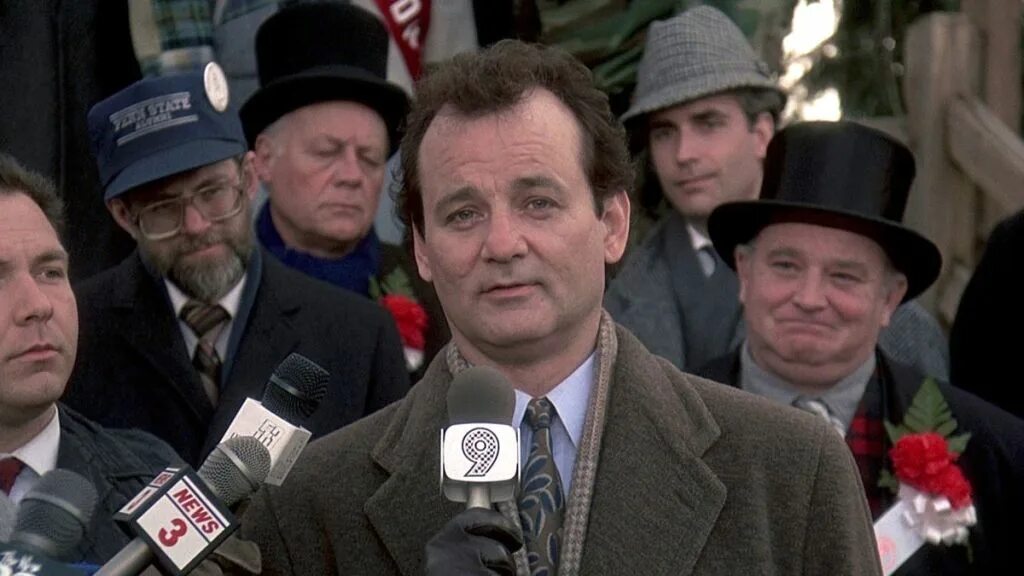 Билл мюррей. День мюррей. Билл мюррей день сурка. День сурка / groundhog day (1993). Фил коннорс день сурка.