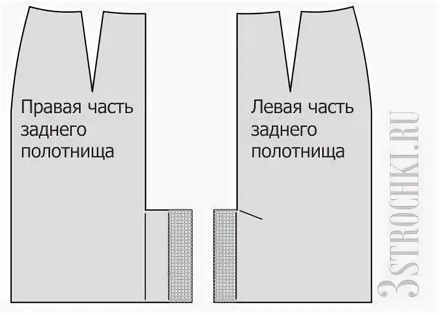 Выкройка прямой юбки со шлицем Открытый урок юбки с веерными складками