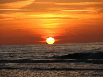Setting sun