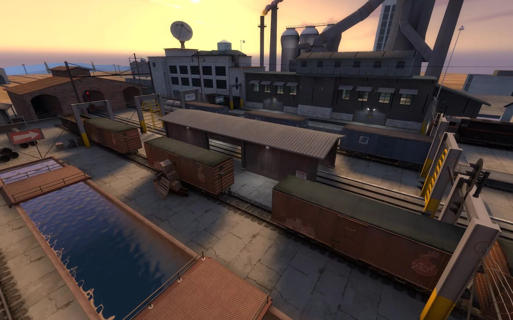 Tf2 maps. Well tf2. tf2 well map. mvm_2fort. well тф2.