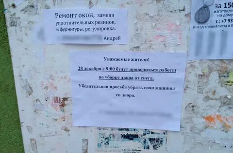 Просьба территория