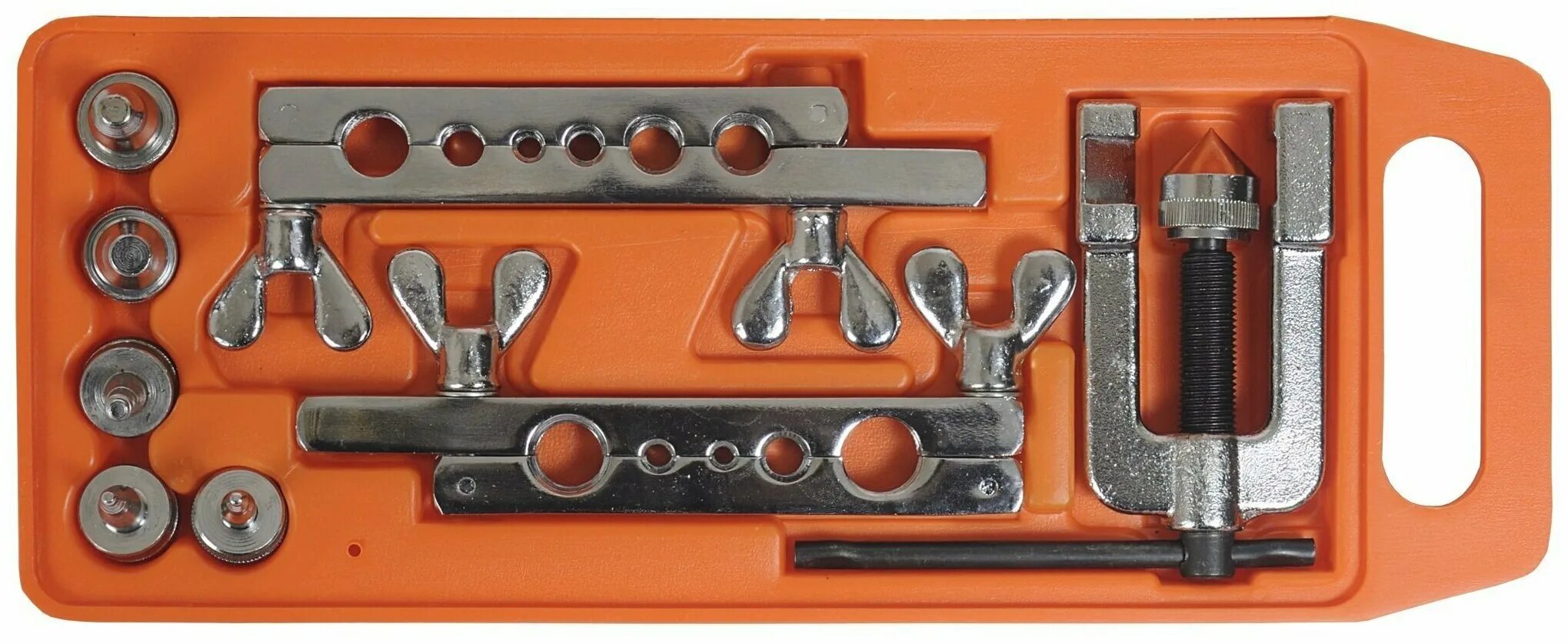 7. Набор для развальцовки тормозных трубок asta a-rog201. 40408 автодело. Набор для развальцовки тормозных трубок asta a-rog201. Ат-4201.