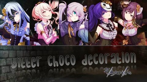 Bitter choco decoration