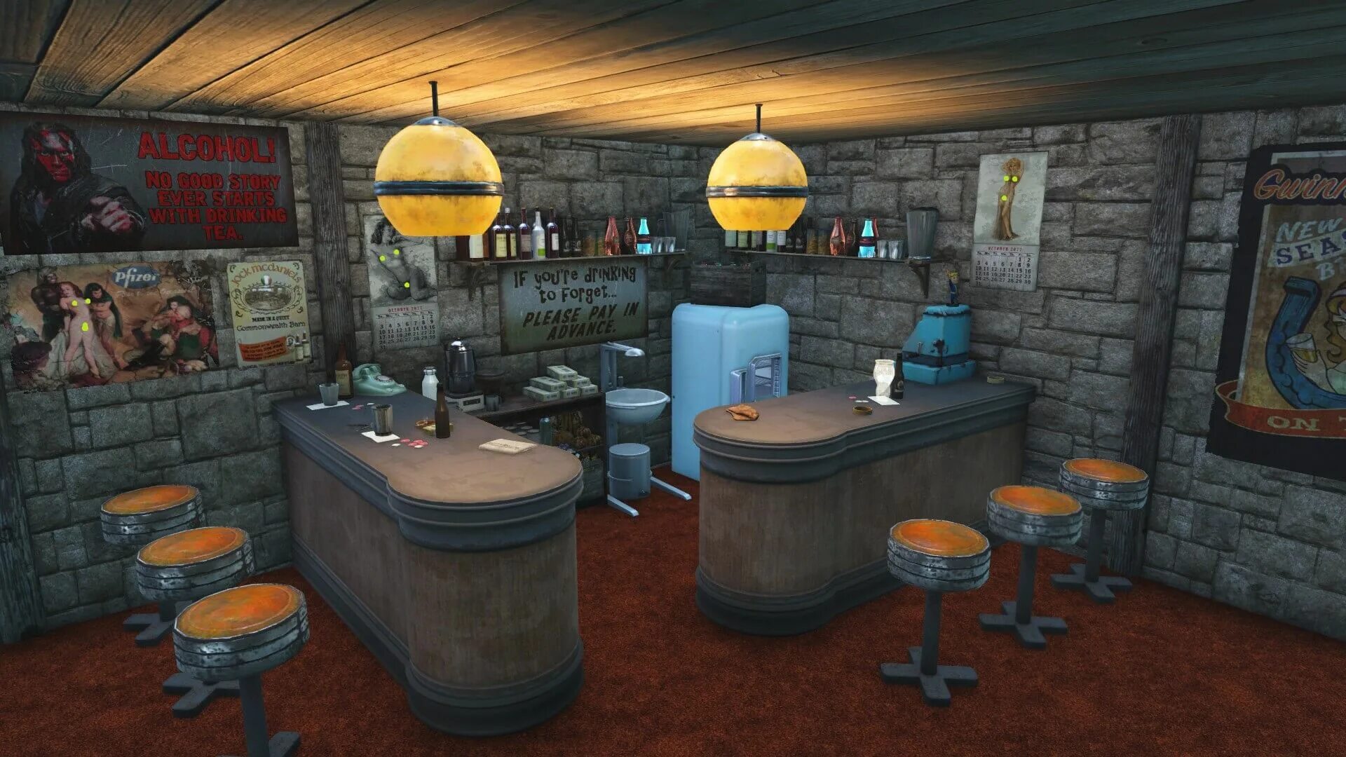Fallout 4 place everywhere. Фоллаут 4 place. ресторан в стиле fallout. мастерская мод фоллаут 4. fallout 4 моды на декорацию.