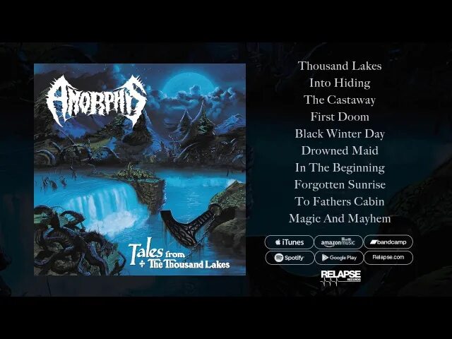 Tales from the Thousand Lakes (1994). Amorphis Tales from the Thousand Lakes. Amorphis - Thousand Lakes Ноты. Amorphis обложки альбомов.