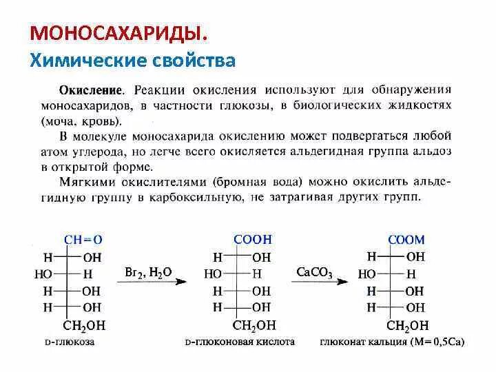 Фруктоза взаимодействует с. Химические свойства моносахаридов реакции гидроксильной групп. Химические свойства моносахаридов реакции окисление. Моносахариды уравнения реакций. Химические свойства моносахаридов биохимия.