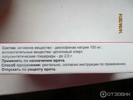 Можно ли свечи диклофенак
