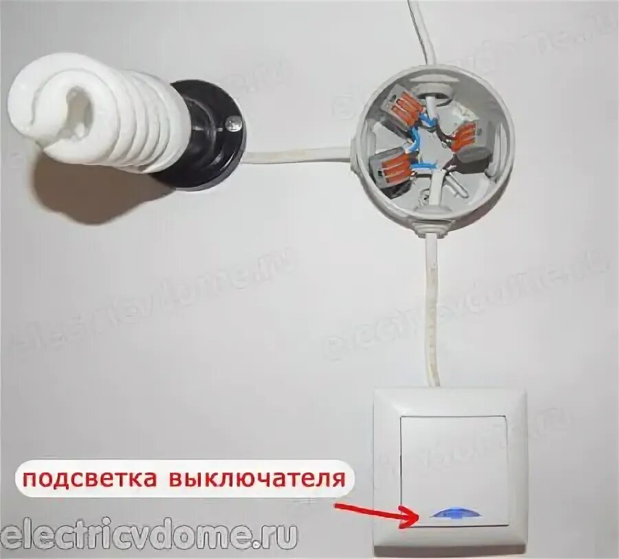 Лампочка трещит и мигает