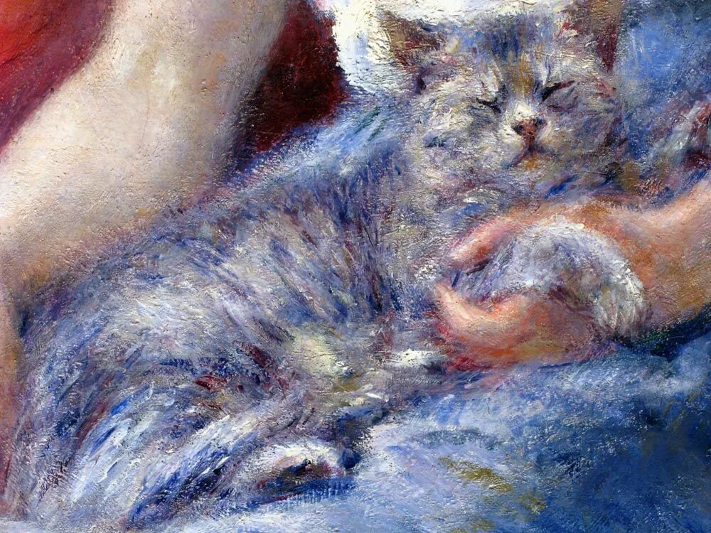 Кошки ренуара. Кошки ренуара. Кошки ренуара. Огюст ренуар кошка. Огюст ренуар женщина с кошкой.