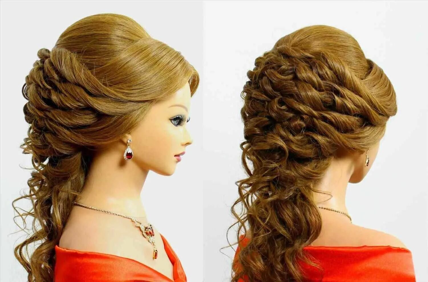 Super long half-updo Ball hairstyles, Hair romance, Bridal hair and makeup