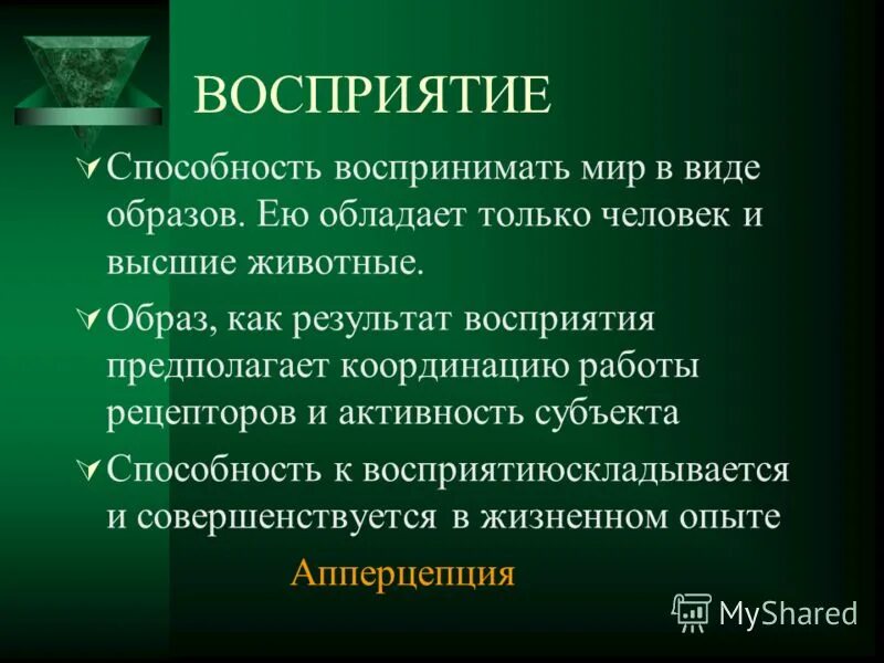 Выберите определение понятия восприятие. Психологические Познавательные процессы восприятие. Познавательные процессы память внимание мышление воображение. Восприятие виды познавательного процесса. Восприятие презентация.