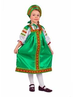 Народный костюм зеленый