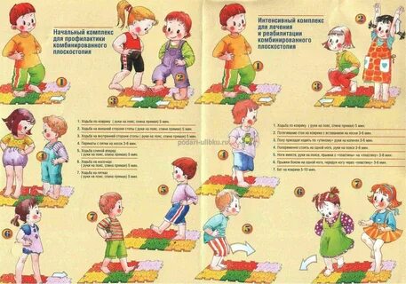 Упражнения для профилактики нарушения плоскостопия