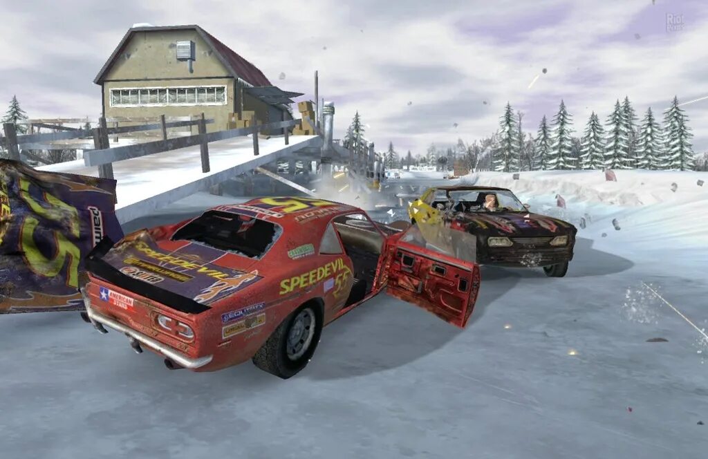 Flat out 1. FLATOUT: на предельной скорости. Флатаут 1. FLATOUT 2003. FLATOUT 2004 PC e3.