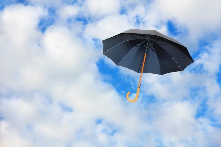 Зонтик поппинс. Летящий зонт.