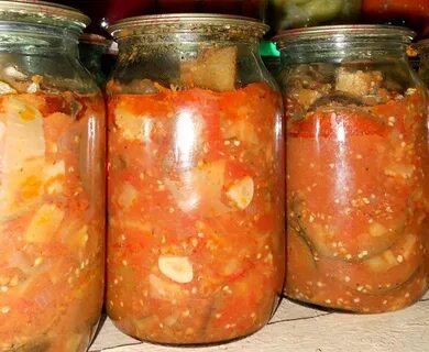 Баклажаны по татарски на зиму