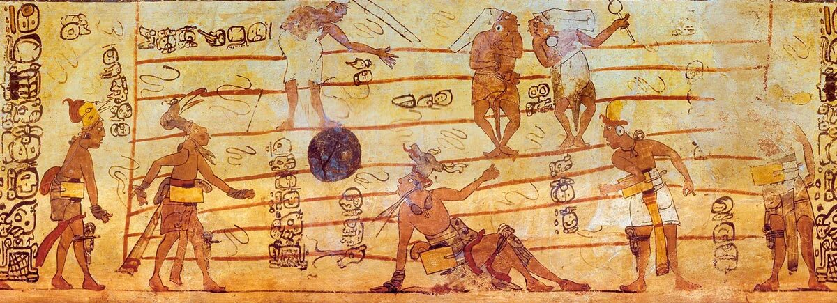 Фрески гробницы небамона. Балеарские пращники. Игра в мяч у майя и ацтеков. Земледельцы древнего египта. Жречество древнего египта.