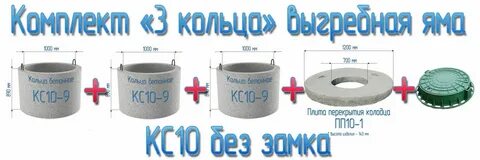 Размер колец выгребной ямы