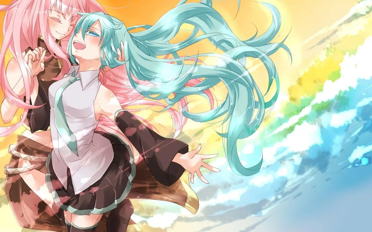 Мику хатсуне и мику хатсуне. Хатсуне мику. Хастуне мика и лука менугире. Мику и дали. Мику и микуо.