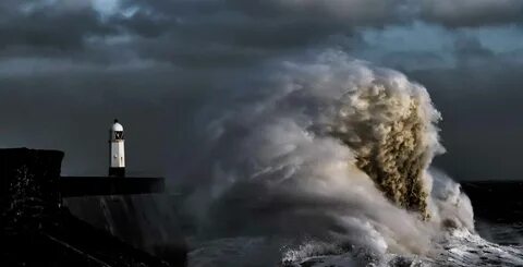 Raging storm