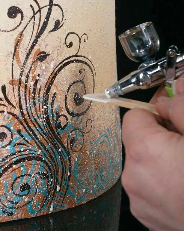 Техники декорирования изделий. Декор торта аэрографом. Роспись ткани аэрографом. Украшение тортоваэрогрофом. Аэрография на тортах.