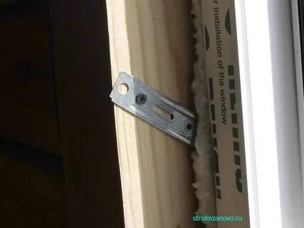 Крепеж деревянных окон