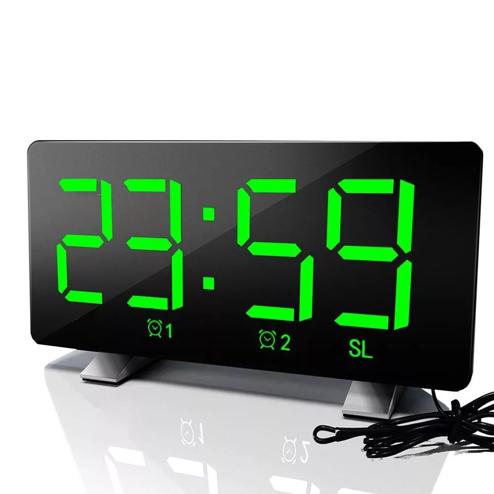 Электронные часы купить минск. Часы-радиобудильник Digital Alarm Clock. ДНС часы будильник электронные настольные. Часы настольные электронные Desk Clock 033. Цифровой будильник светодиодный.