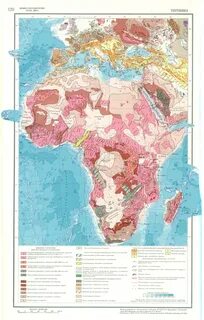 Тектоническая карта Африки