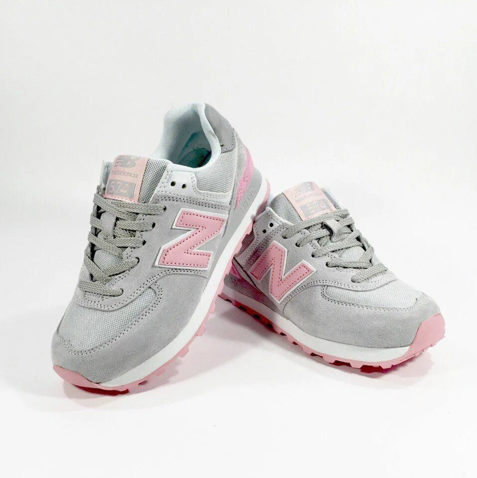 New balance купить в москве оригинал женские. Нью бэланс 574 розовые. Нью баланс 574 серые. Ньюбеленсы 574. Кроссовки New Balance 574 серые.