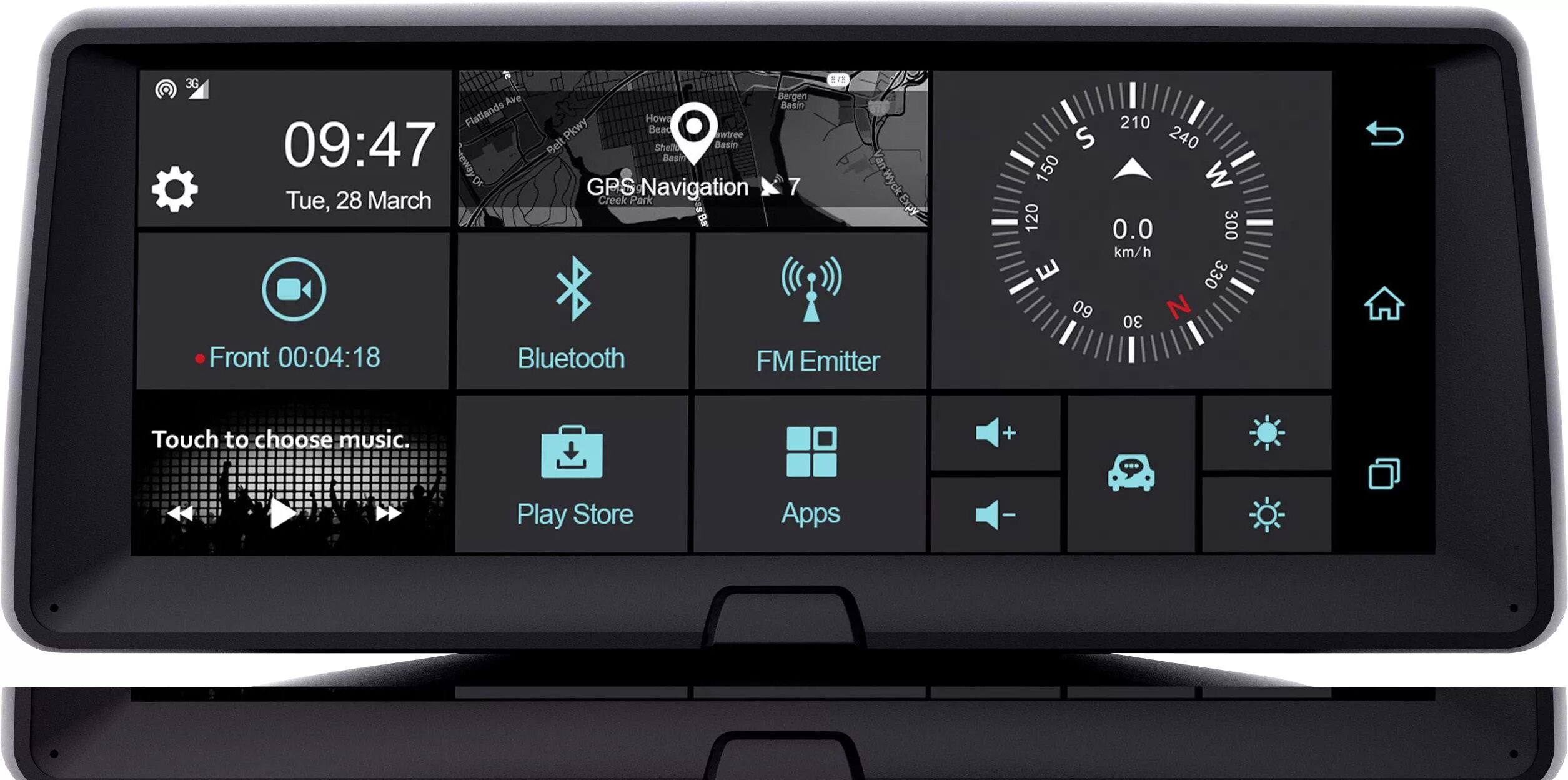 Carcam android gps dashboard