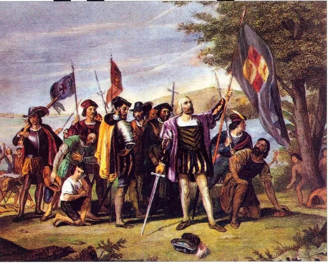 Первое прибытие в америку. Конкистадоры 1492. Колонизация Америки Колумб. Колумб и Конкистадоры. Колонизация Америки испанцами.