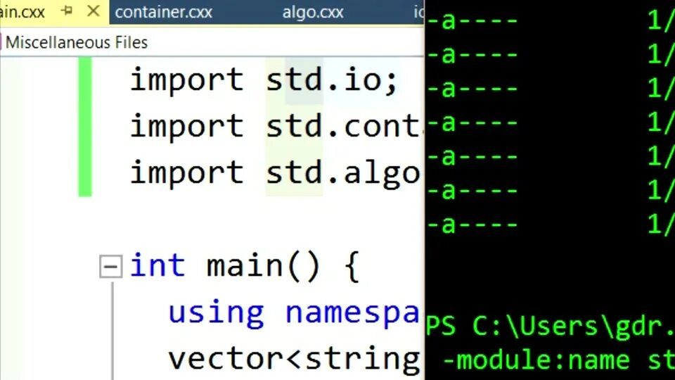 Модуль в c++. Импорт модуля c++. Module in c++. Код для интеграции STD В C++.