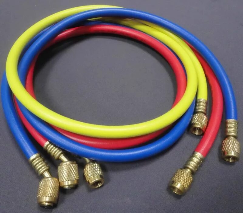 Шланг r134a для охлаждения воздуха. Шланг заправочный для фреона 1/4. Заправочный шланг r600. Заправочный шланг красный с шаровым краном r410-rv 1/4" - 5/16". Заправочный шланг для фреона 3 метра.