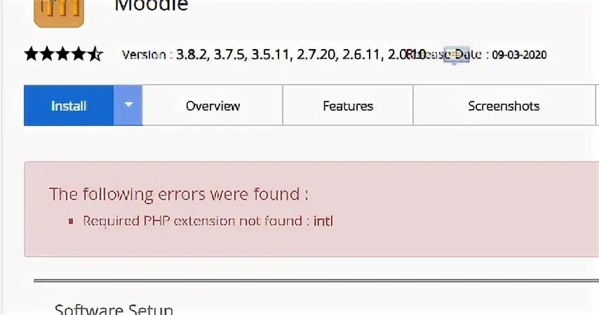 Requires version