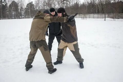 Драка зимой
