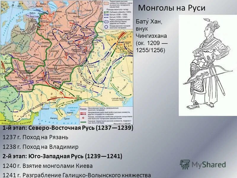 Монгольское нашествие на русь личности и действия