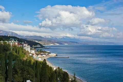 Алушта есть ли море