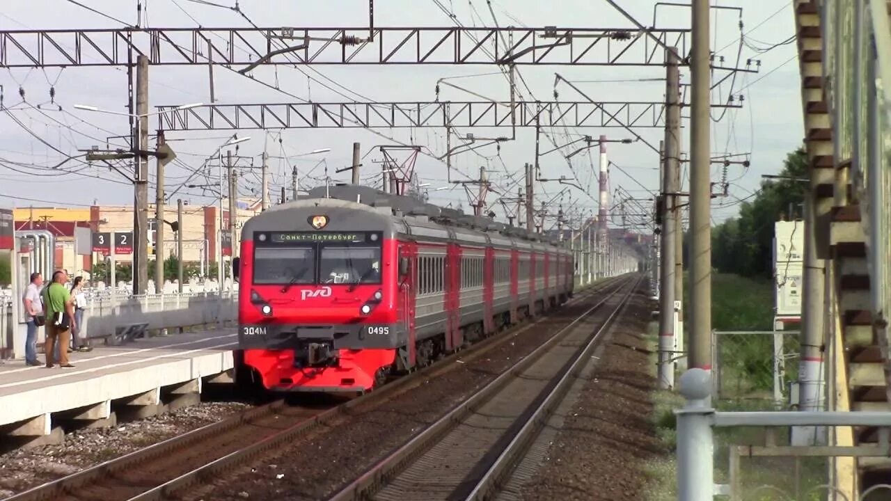 Электричка любань московский