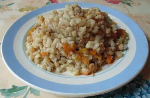 Каша перловая с мясом домашняя