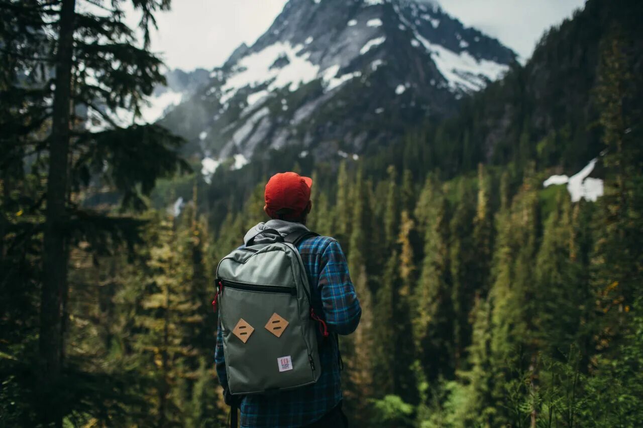 Tourist camping. Туристы в лесу. Человек с рюкзаком. Путешественник с рюкзаком в горах. Туризм в лесу.